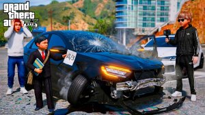ОТЛИЧНИК УГНАЛ ОПЕРСКУЮ LADA VESTA NG У ВИТИ ОПЕРА! ШКОЛЬНИК ПОПАЛ В ДТП! ШКОЛЬНЫЕ БУДНИ ГТА 5