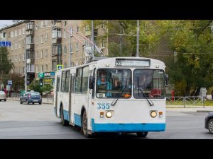 Поездка на троллейбусе БТЗ 5201 | маршрут 33 | номер 355 | екатеринбург