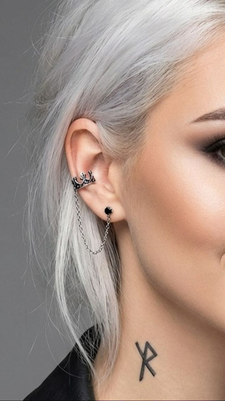 Трендовая моносерьга "Звёздная корона" от StarfallShop
