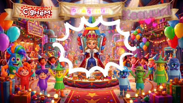 Ксения, с днём рождения!
