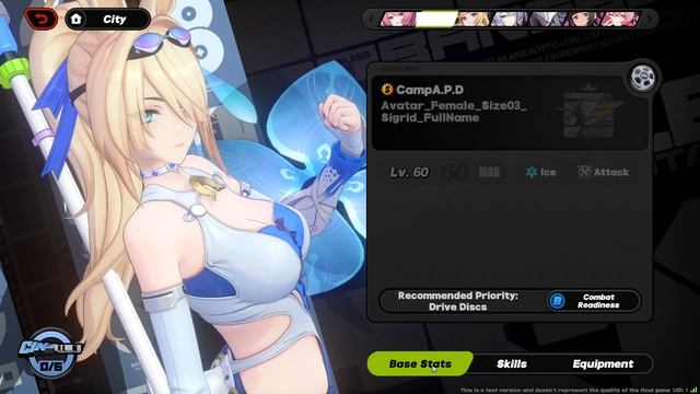 ZZZ (Zenless Zone Zero) 3.1: Сигрид со скином в меню смотреть онлайн