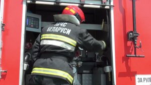 Подача воздушно механической пены. Учебный фильм для подготовки водителей пожарных автомобилей.