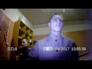 Архив ФКУ ИК-6 УФСИН СПб. Обыск в СУС. Съёмка служебным видеорегистратором
