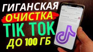 Очистил 20 ГБ ПАМЯТИ за 1 Минуту Как ОЧИСТИТЬ КЭШ и ПАМЯТЬ TIK TOK на Android и Iphone Удалить Мусор
