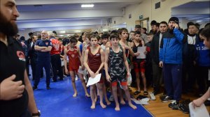 Взвешивание борцов до 38 кг, Россия 2026 до 16 лет, Каспийск.