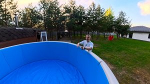 Обзор на мой новый бескаркасный бассейн SUP