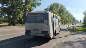 паз 32054 (В 069 РО 122) покатушки по пригороду Барнаула