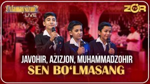 Music - JAVOHIR, AZIZJON, MUHAMMADZOHIR | SENDAQASI YO'Q (UXLAMAYSIZMI?)