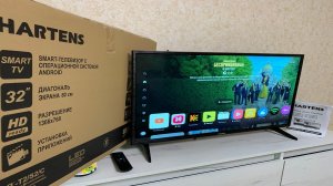 HARTENS HTY-32H06B-VZ. ТЕЛЕВИЗОР С АЛИСОЙ ЗА 8000. ОН НЕ ЛАГАЕТ! ПОЛНЫЙ ОБЗОР. Плюсы и Минусы!