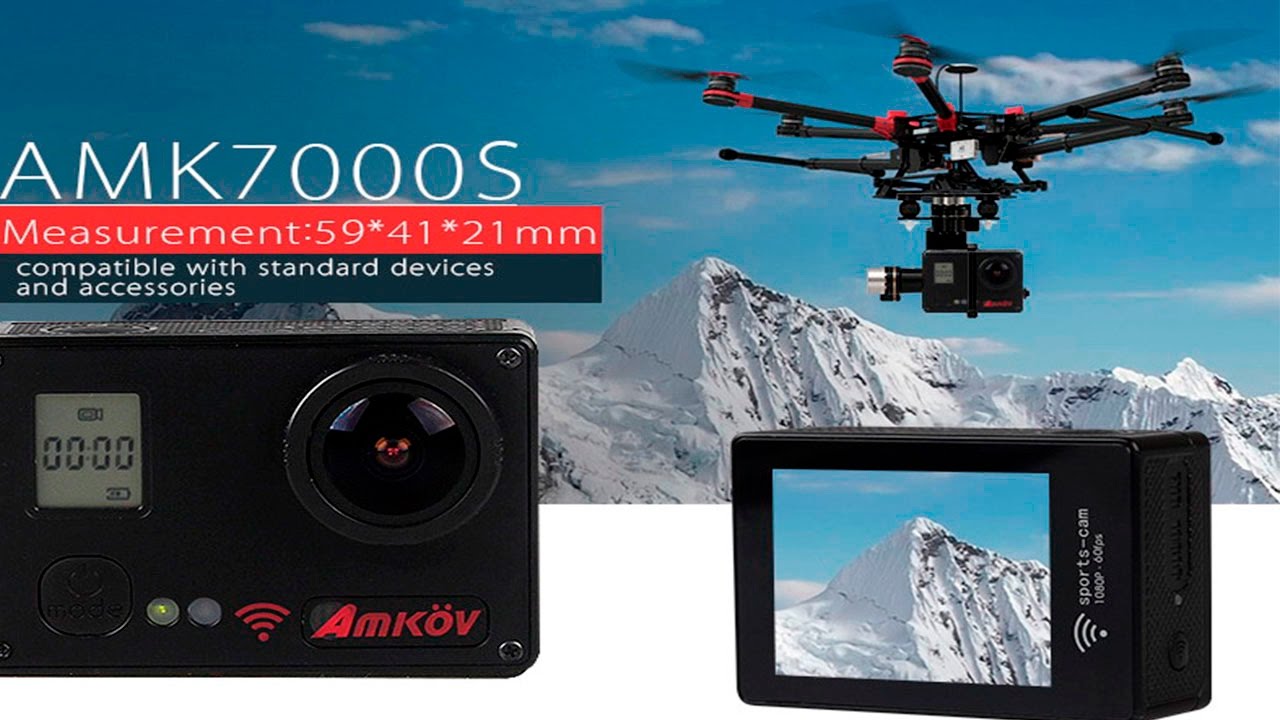 Amkov AMK7000S 4K экшн камера | GearBest смотреть онлайн