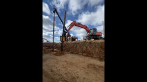 Выполняем устройство свай по системе БНС 👷♂🚚