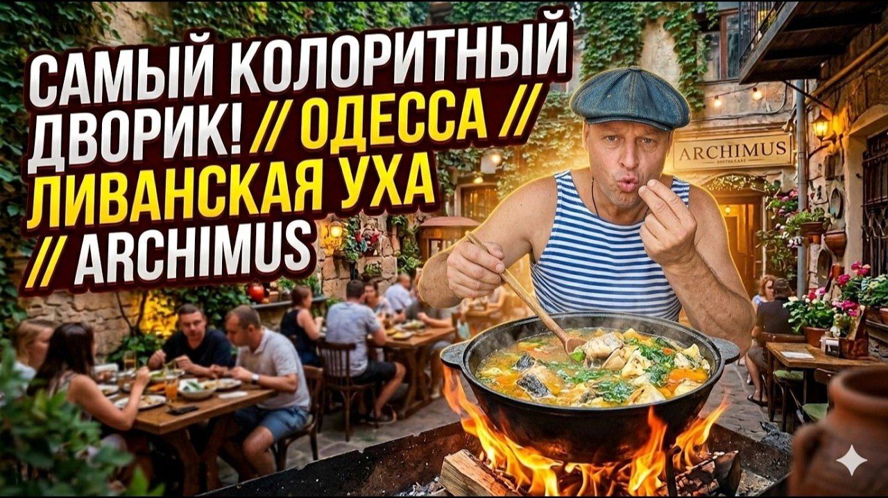 Самый необыкновенный ресторан Одессы! Готовим ливанскую уху прямо при гостях смотреть онлайн
