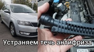 Замена подогревателя картерных газов на Фольксваген Поло, Шкода Рапид 1,6 CFNA.