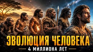 ПОЛНАЯ ЭВОЛЮЦИЯ ЧЕЛОВЕКА: от Австралопитека до Кроманьонца | 4 миллиона лет за 2 часа