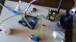 Arduino Uno (+TinyGo), датчики влажности почвы и уровня воды, помповый насос (видео к статье)