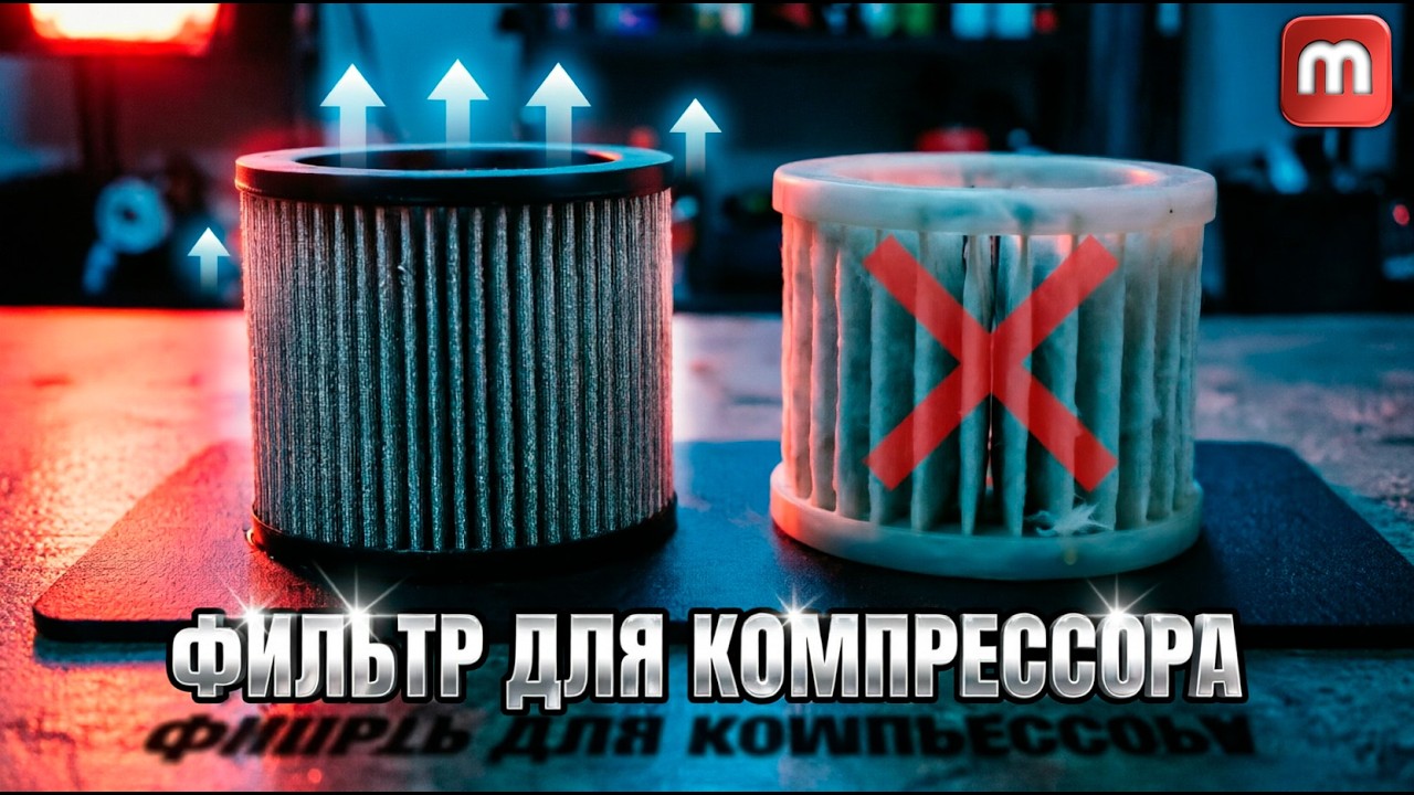 САМОДЕЛЬНЫЙ ФИЛЬТР ДЛЯ КОМПРЕССОРА ЗА КОПЕЙКИ! Лучше заводского в 10 раз! смотреть онлайн