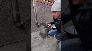 Супер вечная походная печь для казана