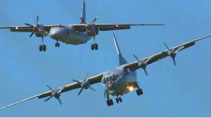 Боевые «Старички» КБ Антонова Ан-12 и Ан-26  во Владивостоке.