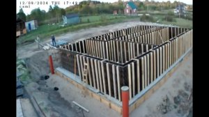 Строим фундамент цоколь 2024г.