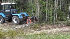 Мульчер UM-Forest 220 на тракторе т-150