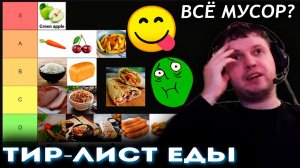 ПАПИЧ СОСТАВЛЯЕТ СВОЙ ТИР-ЛИСТ ЕДЫ и ФРУКТОВ! 😋 🤮