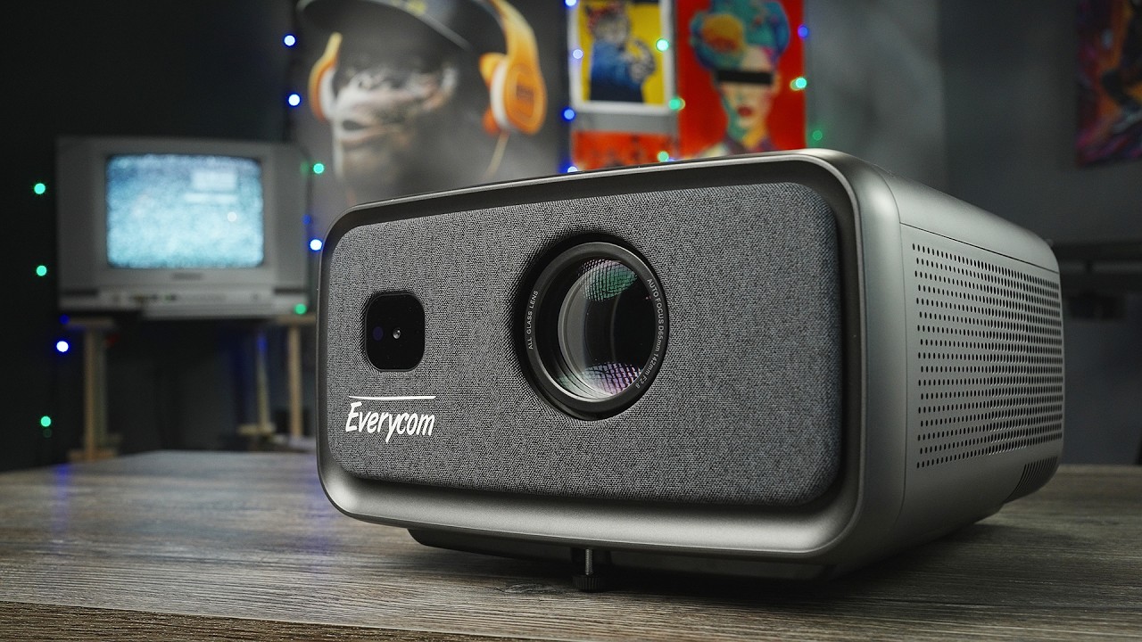 Очень ЯРКИЙ бюджетный проектор | Everycom CubeLite Ultra смотреть онлайн