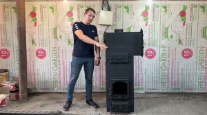 Печь для бани с обогревом комнаты отдыха