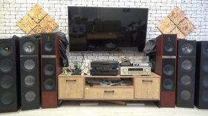 Краткий обзор и пример звучания Kef Q 900 + Parasound 2125 и 2100 + Smsl d400es