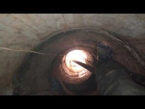 Чуть не закончилось трагедией. Ремонт колодца.