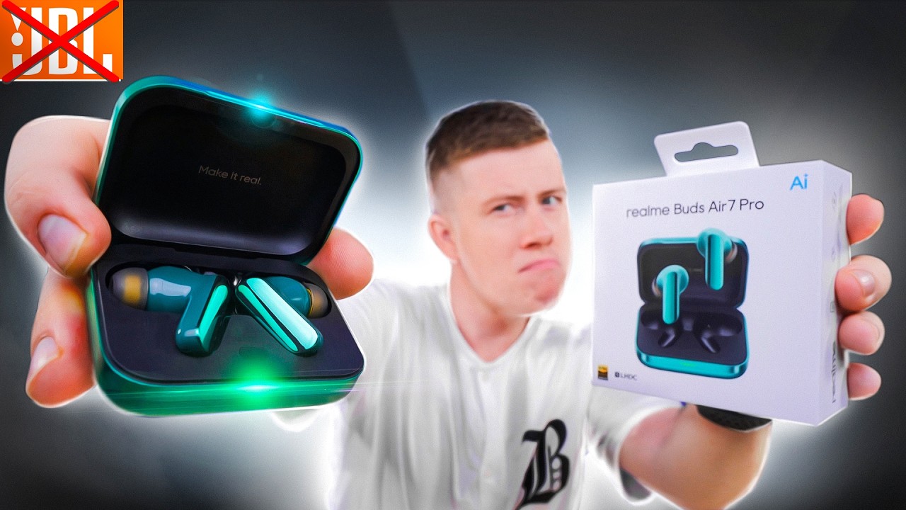 JBL и AirPods отдыхают! Realme Buds Air 7 Pro – Лучшие Беспроводные Наушники до 5000р в 2025 Году!
