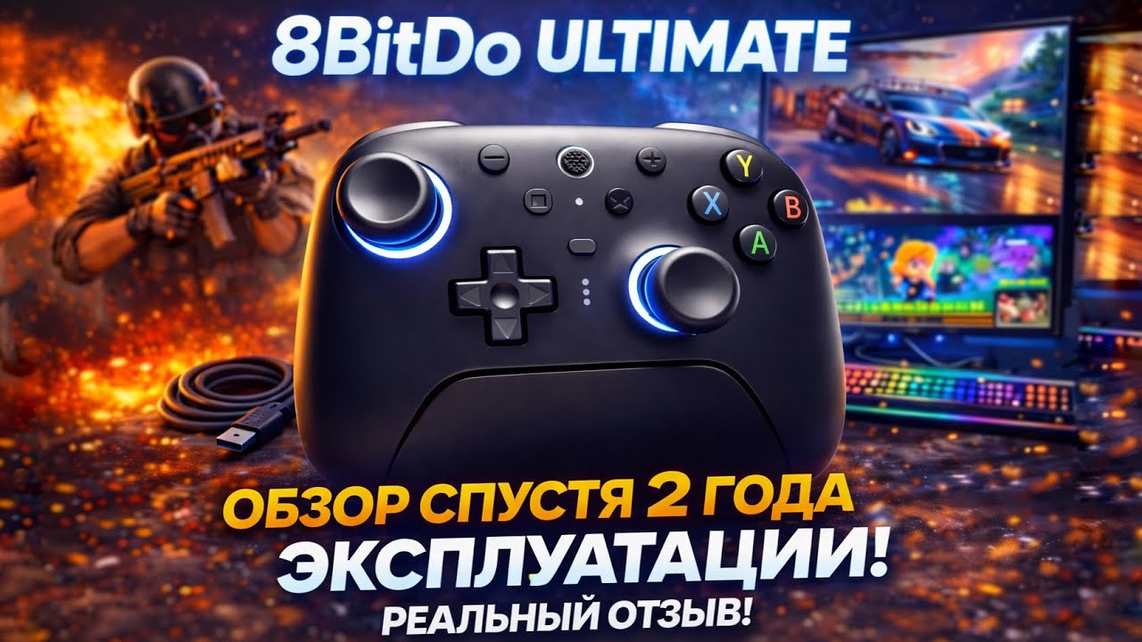 8BitDo Ultimate спустя 2 года — РЕАЛЬНЫЙ ОТЗЫВ | Лучший геймпад в 2026? смотреть онлайн