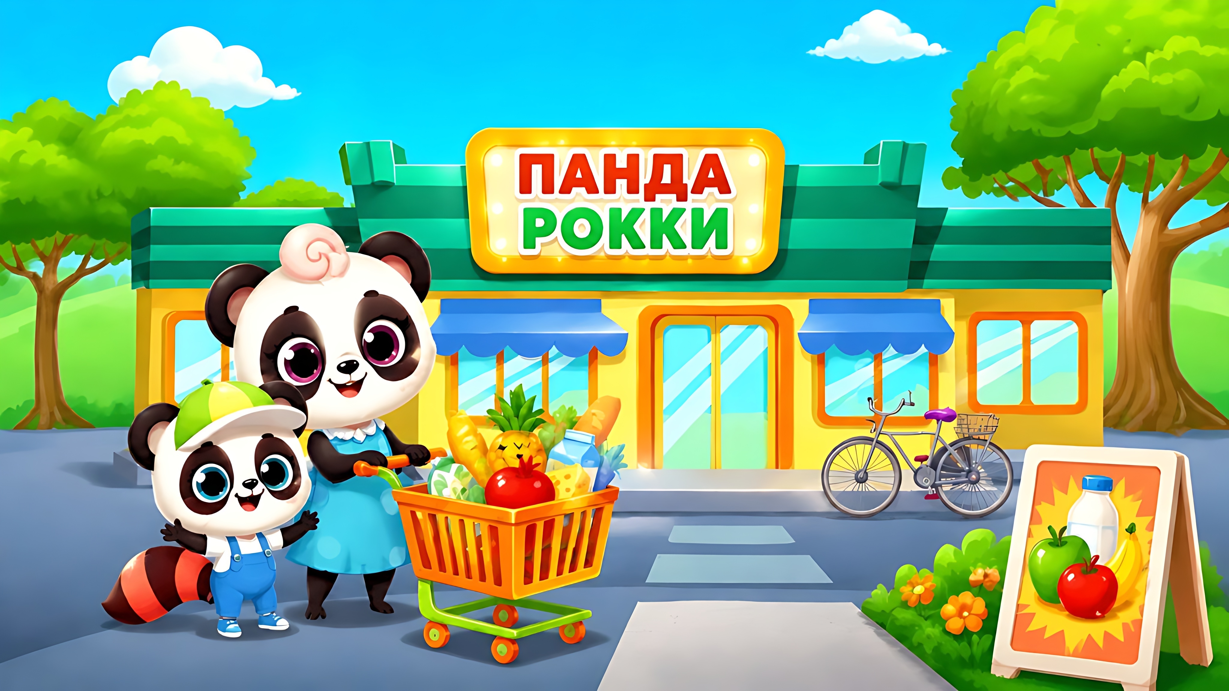 ИГРЫ ДЛЯ ДЕТЕЙ С ПАНДОЙ РОККИ