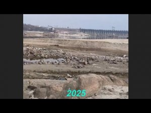 Что осталось от реки Днепр в 2025 году...