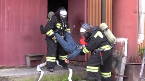Учение на котельной предприятия провели хабаровские огнеборцы