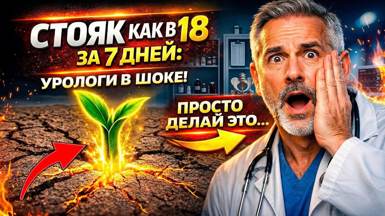 СТОЯК КАК В 18 ЗА НЕДЕЛЮ: Правило «30 секунд» утром, которое СКРЫВАЮТ урологи смотреть онлайн