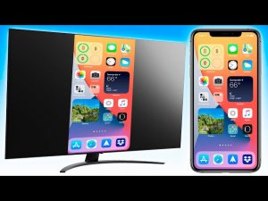 Как вывести экран Айфон на телевизор.Как подключить iPhone к телевизору
