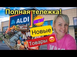 Мега крутая закупка в Aldi/Полная тележка еды/Новые товары для дома/Шопинг в США/Лиса в Америке/Влог
