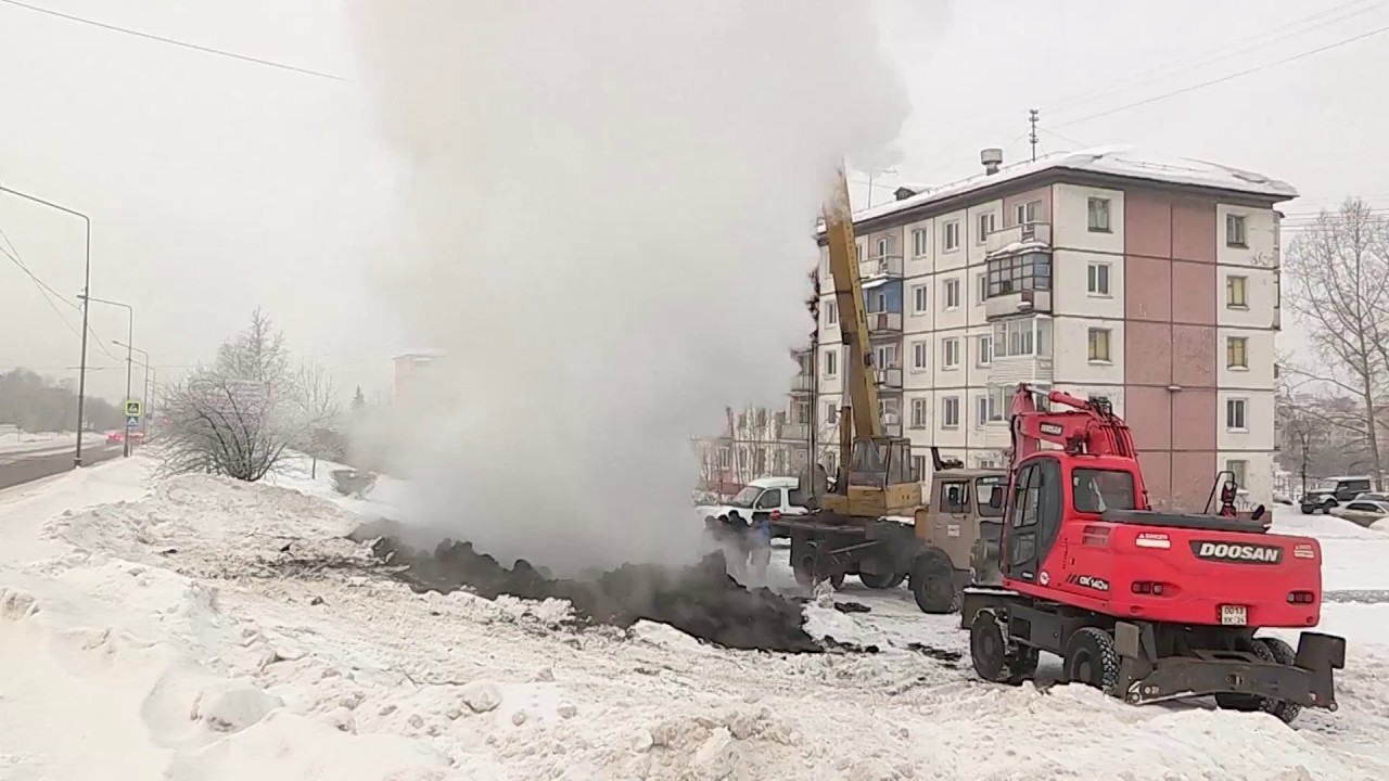 Коммунальная авария на Майском шоссе смотреть онлайн