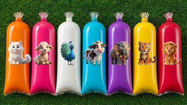 MENEMUKAN : Hewan Sapi, Panda, Gajah, Domba, Singa, Rusa, Harimau, T-Rex, Kura-Kura, Lumba-Lumba. смотреть онлайн
