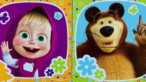 МУЛЬТИК - МАША И МЕДВЕДЬ - СОБИРАЕМ ПАЗЛЫ ДЛЯ ДЕТЕЙ MASHA AND THE BEAR
