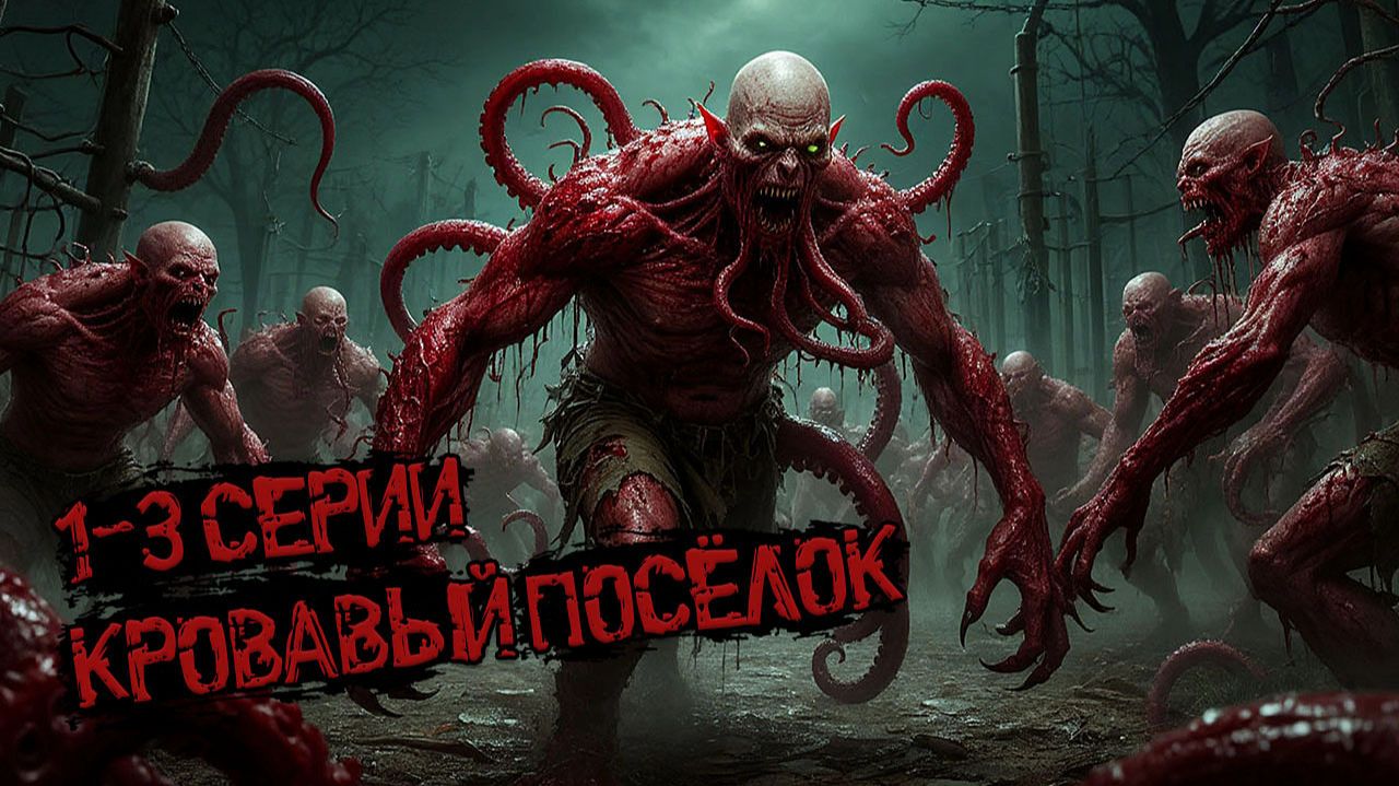 Никто не выживает! 1-3 серии "Кровавый посёлок" † Страшные истории † ужасы.