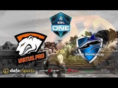 Vega Squadron vs Virtus Pro Game 1 ESL One Frankfurt 2016 EU Quals Лучшая игра Русские комментаторы смотреть онлайн