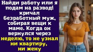 Найди работу или я подам на развод! – кричал безработный муж, собирая вещи к маме