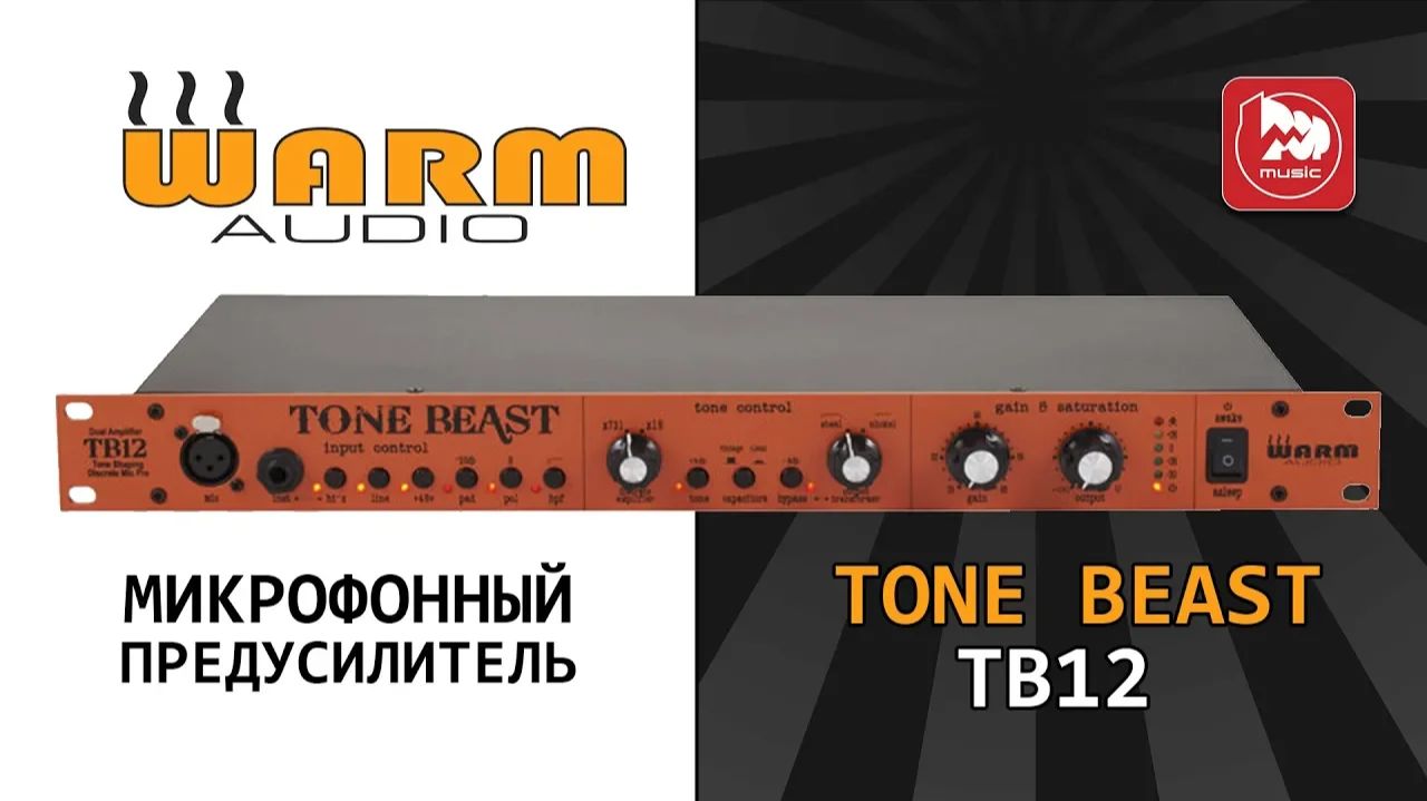 Топовый студийный предусилитель Warm Audio TB12 Tone Beast смотреть онлайн