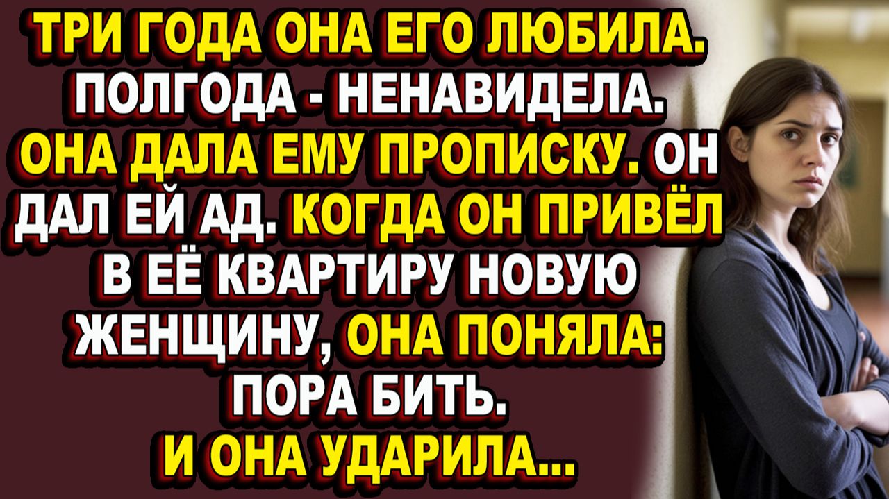 Истории из жизни|Она прописала гражданского мужа, а после расставания он не захотел съезжать|Аудио