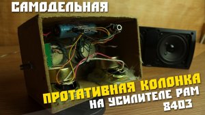 Саморобна колонка на микросхеме