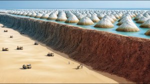 Саудовская Аравия Закопала Миллионы Литров Солёной Воды под Песком — Результат ШОКИРОВАЛ Весь Мир