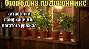 Огород на подоконнике: хитрости и лайфхаки для богатого урожая