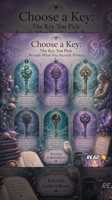 🗝️ CHOOSE A KEY 🗝️ ✨ The Key You Pick Reveals What You Secretly Protect ✨