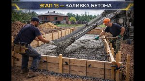 Как правильно копать траншею и залить фундамент для дома своими руками #траншея #фундамент
